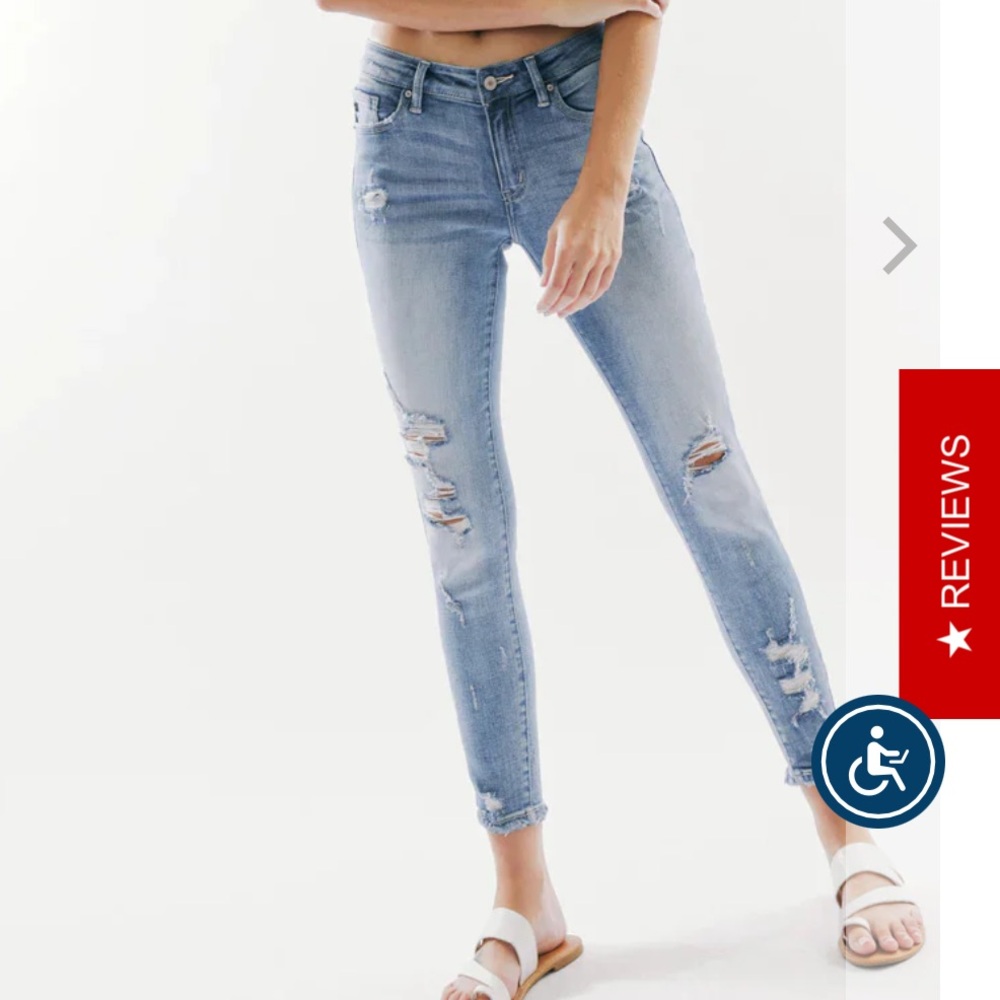 KanCan Distressed Women's Skinny Jeans